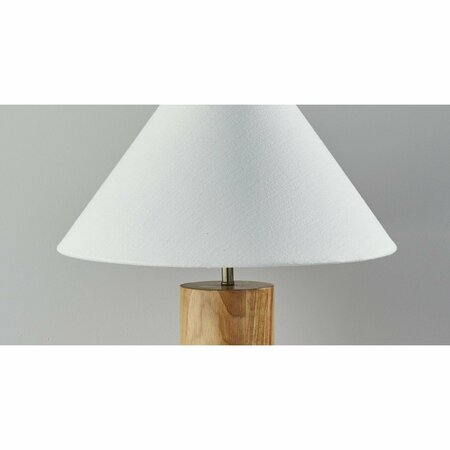 Homeroots Natural Wood Table Lamp18 x 18 x 25.5 in. 372832